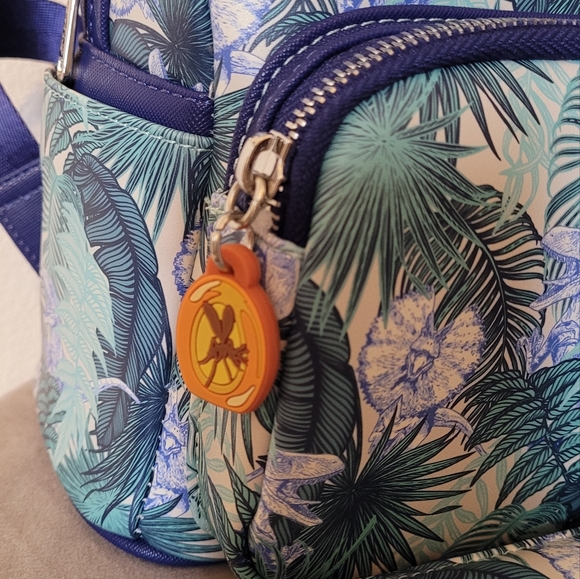 Loungefly Jurassic Park Backpack Purse and Wallet - Picture 3 of 16